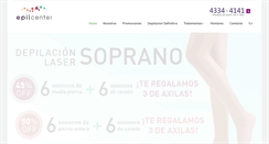 Desktop Screenshot of epilcenter.com.ar